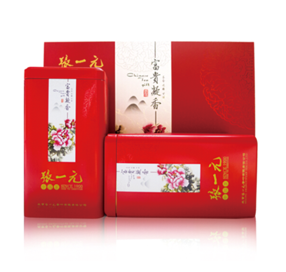 张一元富贵凝香茶礼盒            