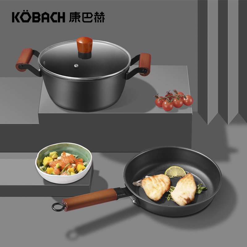林格斯特铁锅两件套            